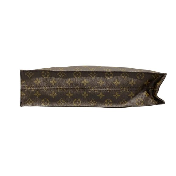 Auth LOUIS VUITTON Sac Plat M51140 Monogram - MI0958 Handbag Monogram Canvas - Picture 4 of 12